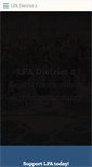 Mobile Screenshot of lpadistrict2.org